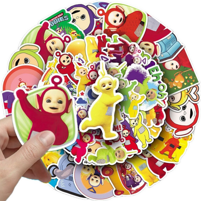 러블리마켓 텔레토비 방수 다꾸 스티커 50장, 1개