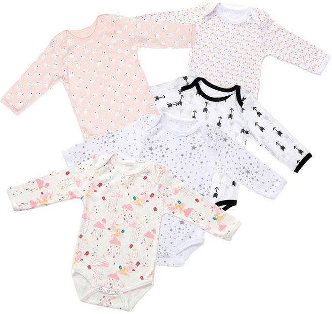 트리베어 사계절 긴팔 아기옷 출산선물 5종세트