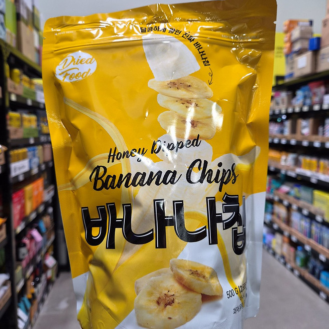 노브랜드 바나나칩, 3개, 500g