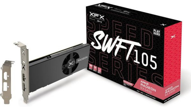그래픽카드 게이밍 16GB GDDR6 HDMI 3xDP AMD RDNA 3 RX78TSWFTFP가 포함된 XFX 스피드스터 SWFT210 라데온 RX 7800XT 그래픽 카드, RX 6400, 1개