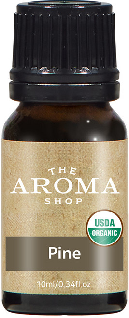 더아로마샵 USDA 유기농 에센셜오일 디퓨저 아로마테라피 숙면 힐링, 1개, 10ml, 파인 유기농 에센셜오일