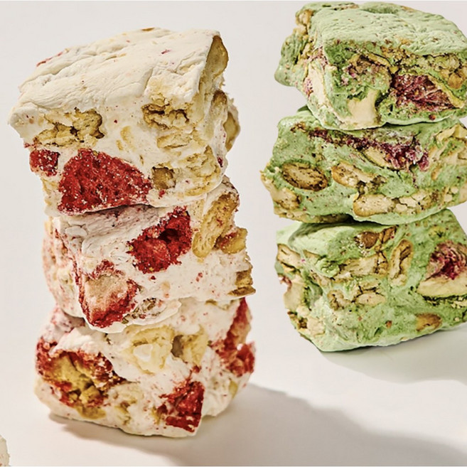 설화 쫀득쿠키 업소용 개별포장 250개입 동결건조 과일 설화병 2.5kg, 13g, 200개, 딸기 (200개 내외)