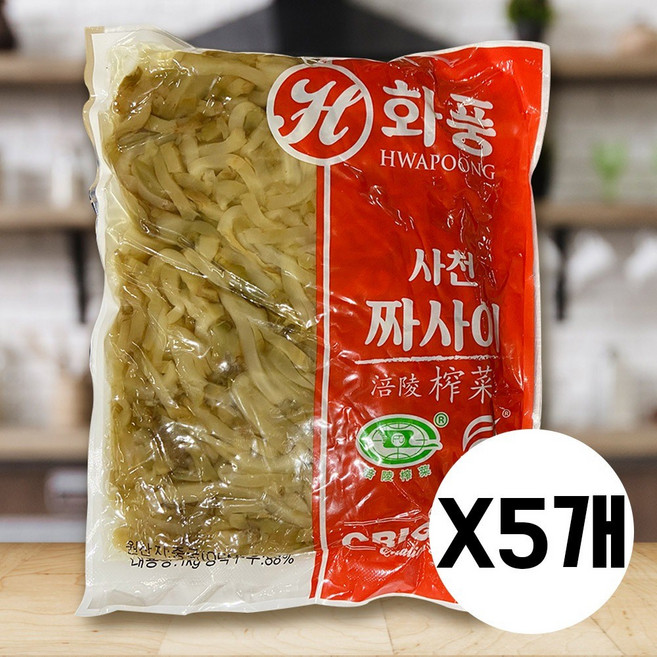 화풍 푸링(사천) 짜사이 1kg, 5개