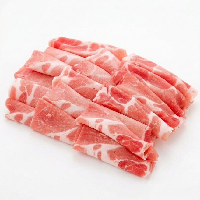 수입산 냉동 대패 목살 돼지고기 1kg, 1개