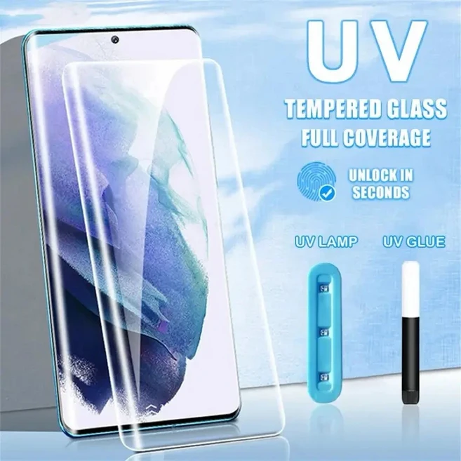 삼성 갤럭시 S22 UV 보호필름 호환 강화유리 액상 풀글루 시리즈 S23, For Galaxy S22Ultra, 1개