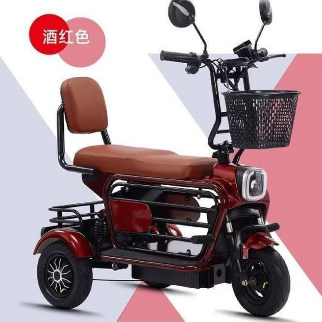 SMATER 電動三輪代步車, 紅色,20A鋰電續航60公里, 1個