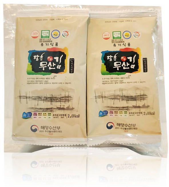 친환경 마음밭 국내산 유기농 가공식품 미니도시락 김(2g x 20봉), 1개
