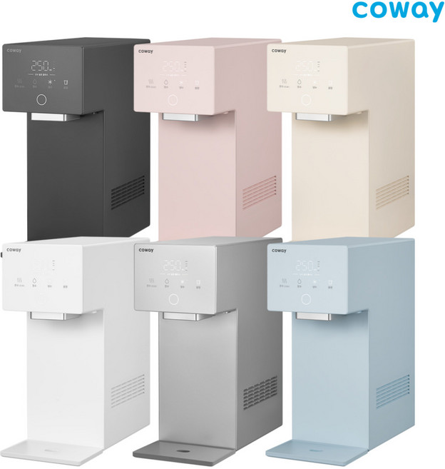 코웨이 아이콘3 CHP-7220N 냉온정수기 직수형 슬림 디자인, 실버