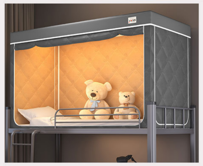 덕구몰 이층침대 난방텐트 슈퍼싱글 사각 방한 원터치 모기장