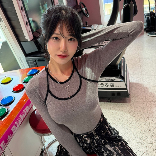 [HIP39] 긴팔 나시 레이어드 티셔츠