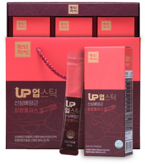 산삼 배양근 부모님 선물 효도 선물 면역력 강화 건강 모범마켓, 12mg, 1개