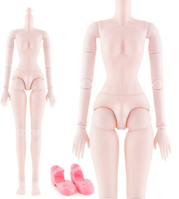 구체관절인형 13 BJD 핑크일반 피부 여성 바디 60cm 신발 부품 Diy 완구 용, 핑크 바디, 1개