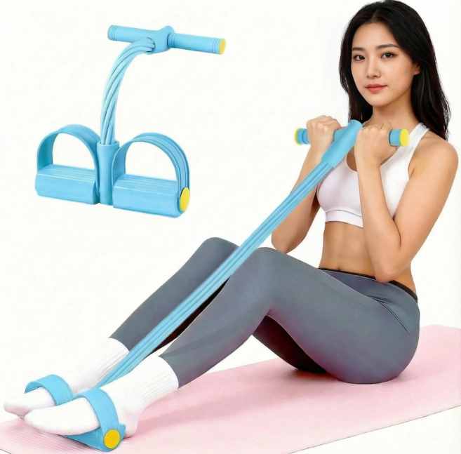 별의 바다 고탄력 홈트 스트레칭 운동 요가 근력운동고무 스포츠 밴드, 1개, 하늘색