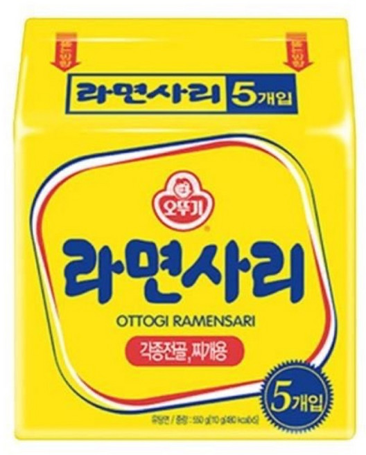 오뚜기 라면사리 110g 10봉지, 10개