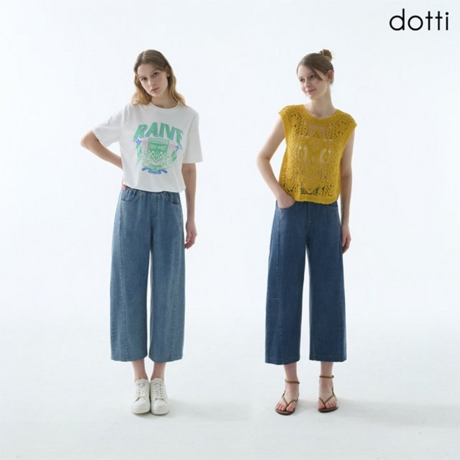 [쇼핑엔티] 도티 26SS 썸머 인견 데님 여성 2종 (D6B8W)