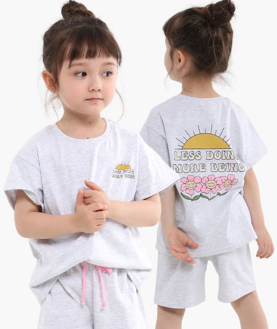 키즈꼬모 햇님반팔세트