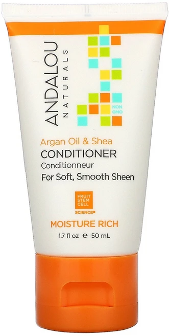 Andalou Naturals 컨디셔너 아르간 오일 시어 50ml(1.7fl oz), 1.7 액상 온스, 1개, 50ml - 쿠팡