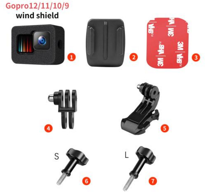 Shoei Z8 NXR2 RF-1400 GoPro Hero12 11 DJI Action 5pro 4 Insta360 X4 X3 AcePro 카메라 용 맞춤형 알루미늄 헬멧 턱 마운, For Gopro 9 10 11 12, 1개