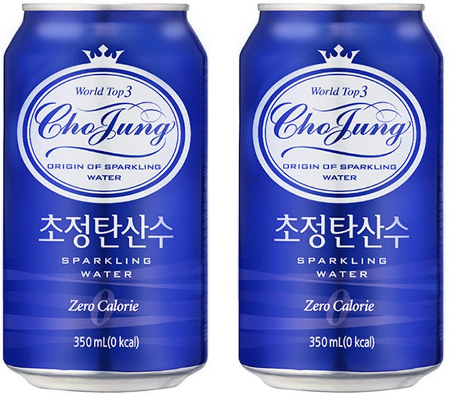 초정탄산수 플레인, 350ml, 24개