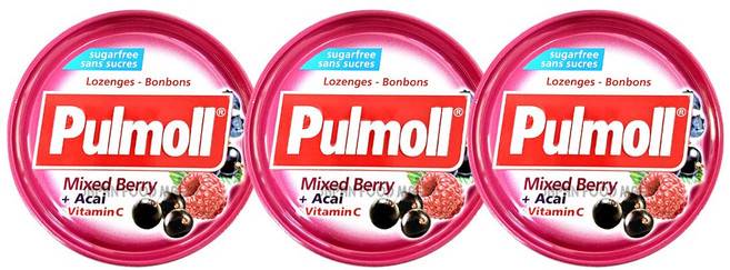 펄몰 무설탕사탕 슈가프리 캔디 당뇨간식 믹스베리 아사이맛, 3개, 45g