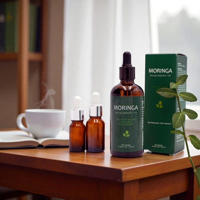 Moringa 모링가 오일 Moringa Oleifera Oil 100ml (베트남 다낭), 1병