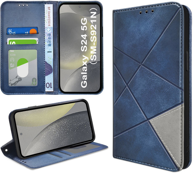 아칸크 삼성 갤럭시 S24(SM-S921N) 다이어리 지갑 휴대폰 케이스