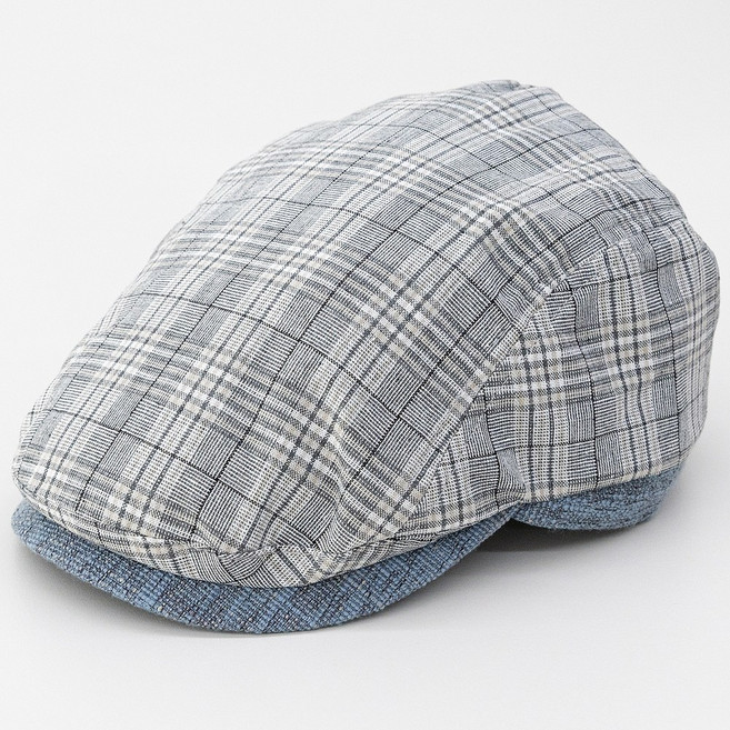 스칼라 록리 린넨 헌팅캡 모자