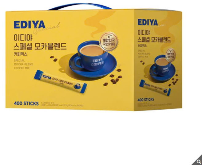 이디야 스페셜 모카블렌드 커피믹스, 11.5g, 400개입, 2개