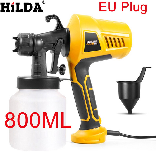 전기 페인트 분무기 고압 분리형 스프레이 건 벽 코팅 에어 브러시 도구 라텍스 기계 1000ml 500W, 01 CHINA