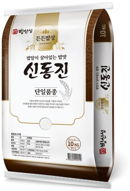 밥선생 신동진쌀, 상등급, 1개, 10kg