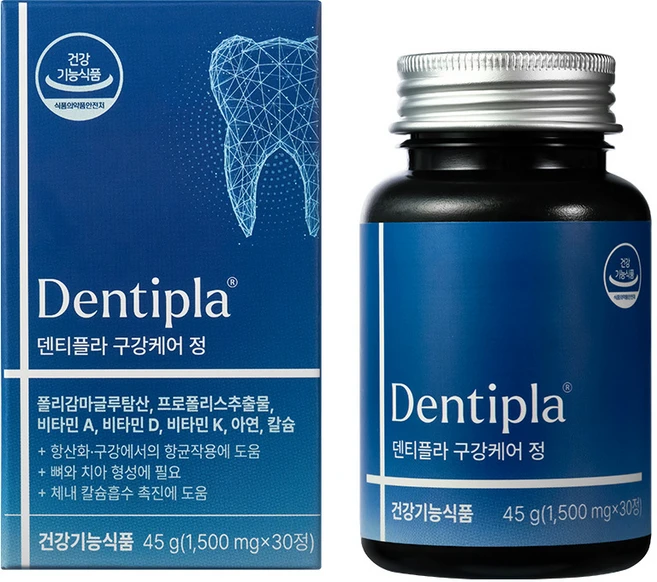 덴티플라 구강케어 정, 1박스, 30정 - 쿠팡