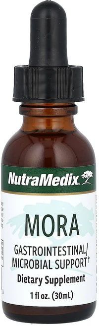 NutraMedix Mora Gastrointestinal/Microbial Support 1 fl oz 30 ml, NutraMedix, Mora, Gastrointest, 1개 - 쿠팡