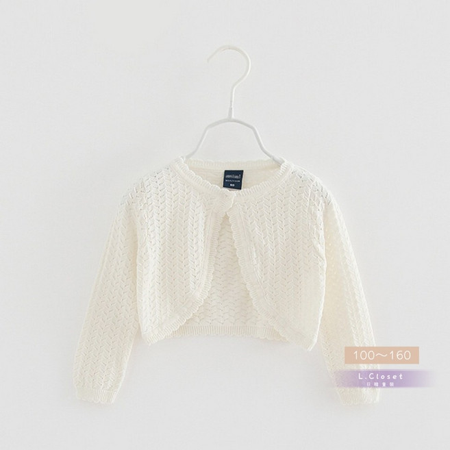 L. Closet 女童蕾絲鏤空小外套