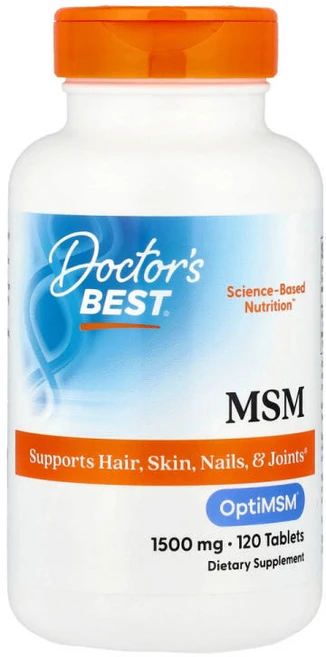 닥터스베스트 옵티MSM 함유 OptiMSM 식이유황 해외직구 1500mg 120정, 1병, 1개 - 쿠팡