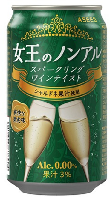 논알콜와인 여왕의 논아르 화이트 (샤르도네), 4개, 350ml