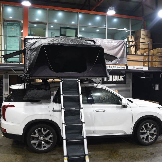 팰리세이드 하드탑텐트 아이캠퍼 스카이캠프 3.0 4인용 방문 무료장착, 블랙