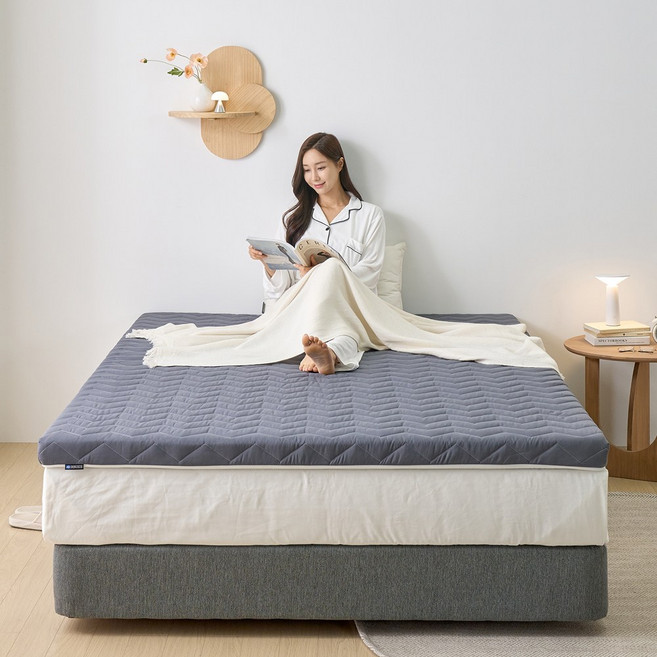 꿀잠팩토리 토퍼 매트리스 + 압축팩 세트 7cm 10cm 커버 포함