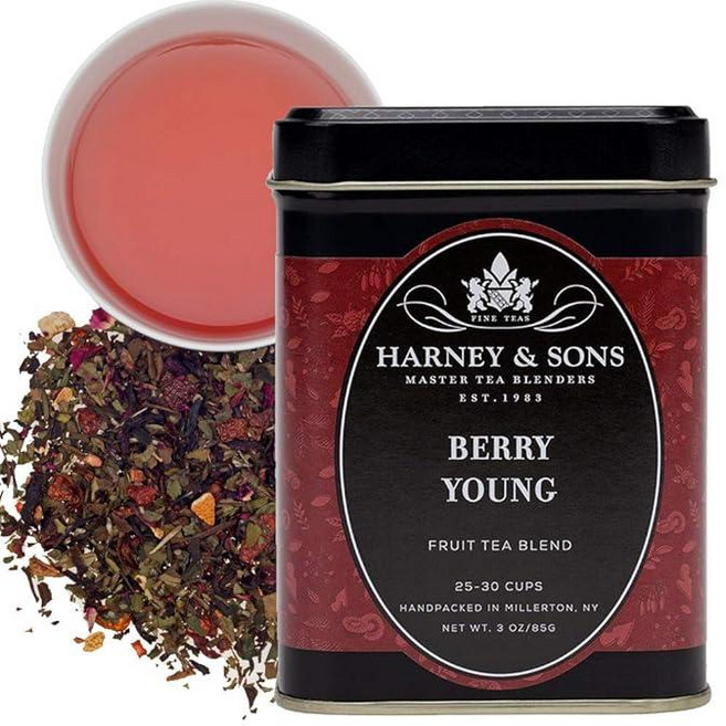 Harney & Sons 구기자와 무탄이 들어간 베리 영과일차, 1개, 85g