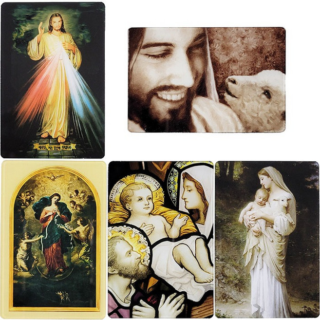 가톨릭천주교성물 아크릴자석 이콘성화 5종, 1.매듭 성모, 1개