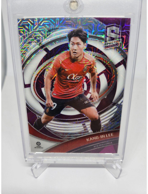2021 Panini Spectra La Liga PURPLE MOJO 이강인 축구 카드, 1개