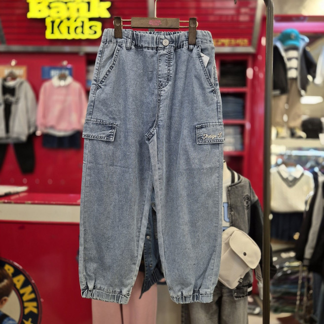 [봄.여름 추천] #여름긴바지 #조거 데님 #조거청바지 ~부드럽고 시원한 경량 데님 팬츠~인디고키즈_ 쿨. 리.오.셀 조.거 데.님.팬.츠 _뉴코아울산점