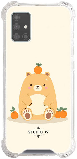 곰돌이 그림 맥세이프 핸드폰 케이스 젤리 하드타입