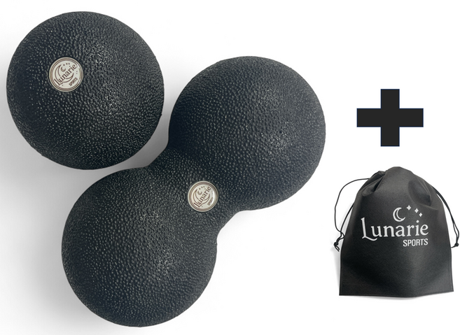 하드핏 마사지볼 세트 EPP 하드 듀얼볼 땅콩볼 싱글볼 셀프 지압 마사지 블랙 2종 세트, 1개