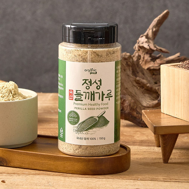 오가닉프렌즈 100% 국내산 껍질벗긴 탈피 정성 들깨가루, 1개, 150g