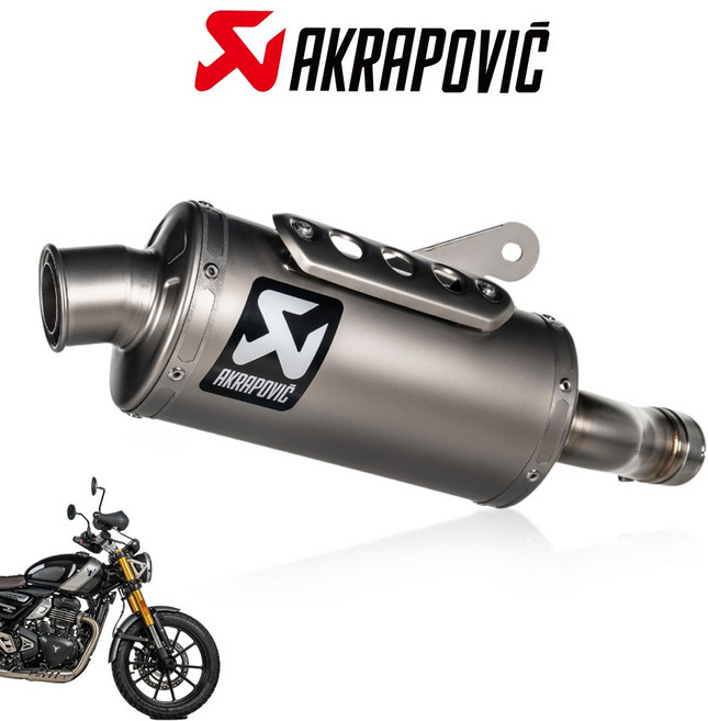 아크라포빅 25년이후 XSR900 GP 구변가능 티탄 풀시스템 머플러 S-Y9R16-HDT/2 유로5 인증촉매, 1개