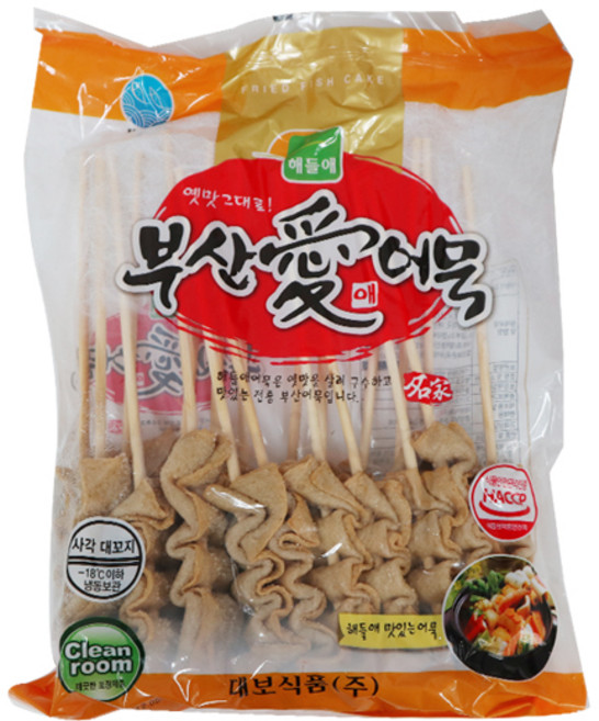 대보식품 사각꼬지 부산어묵640g 2개, 640g