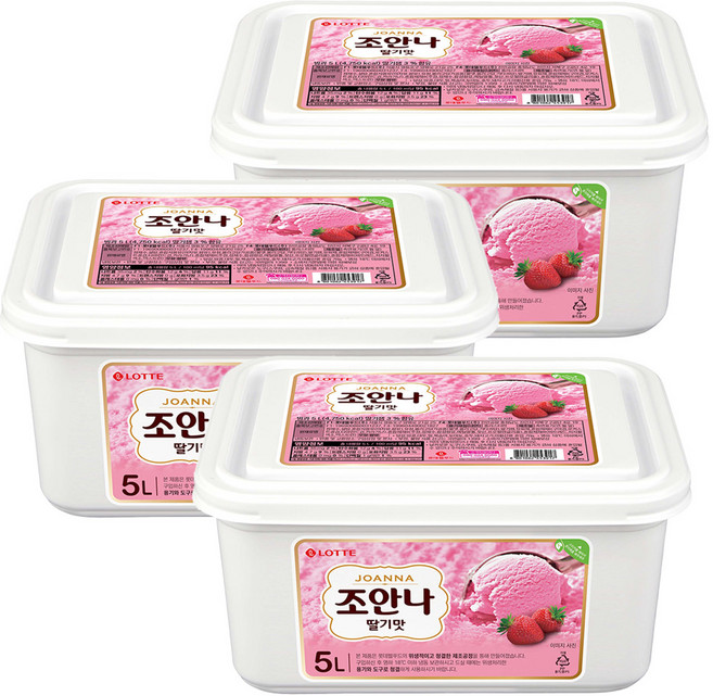 조안나 5리터 3통, 5L, 3개