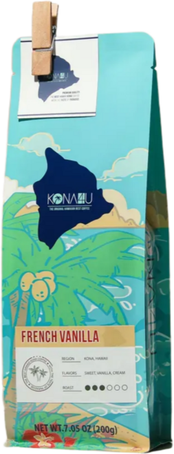 코나포유 하와이 코나커피 세계3대커피 프렌치 바닐라 원두 200g, 핸드드립용, 1개