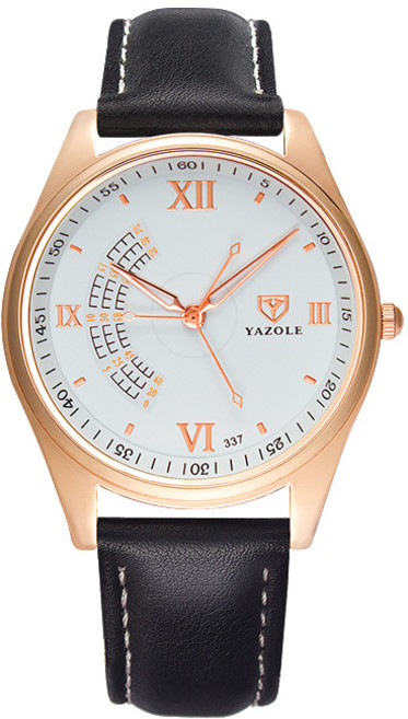 위드에이 남자 기본 가죽시계 메탈시계 손목시계 정장 비즈니스 워치 남자손목시계 기본 가죽밴드시계 쿼츠타입 YAZOLE-5