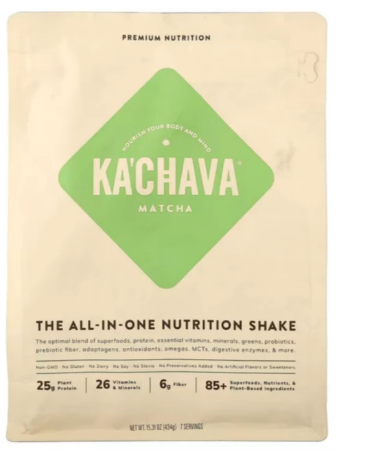 KaChava 카차바 올인원 영양 쉐이크 코코넛 말차맛 434g, 1개 - 쿠팡